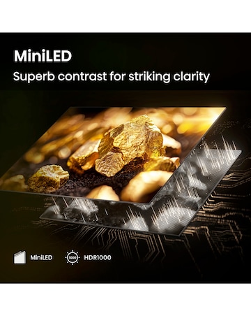 Hisense 65U7QTUK 65in Mini-LED 4K Ultra HD HDR Smart TV