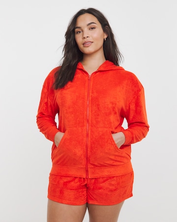 Towelling Lounge Shortie Set