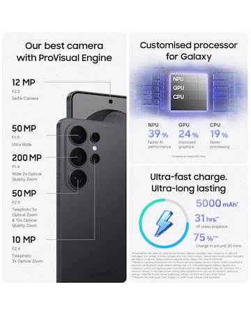 Samsung Galaxy S26 Ultra 1TB - Black