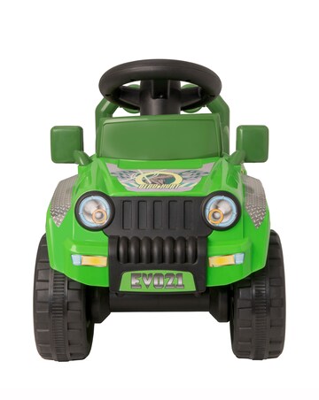 EVO Jurassic 4x4 Ride On with Trailer - Green