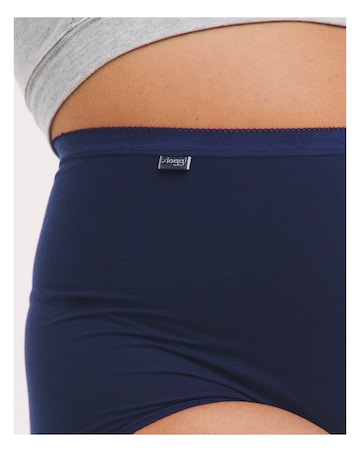 Sloggi (6 Pack) Basic Maxi Cotton Knickers Navy Mix