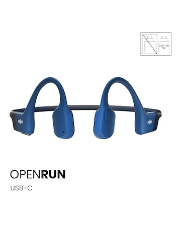 Shokz OpenRun Type-C Open Ear Headphones Blue