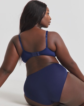 Pretty Secrets (2 Pack) Lottie Micro Non Wired Bras (B-F) Navy/Blush