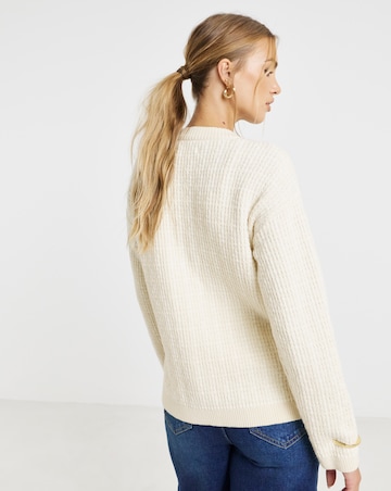 Joanna Hope Boucle Knit Cardigan