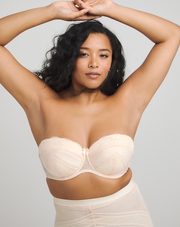 MAGISCULPT Lace And Mesh Underwire Padded Multiway Bra B-F - Blush