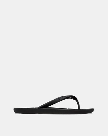 Crocs Black Classic Toe Post Sandals -Standard Fit (D)