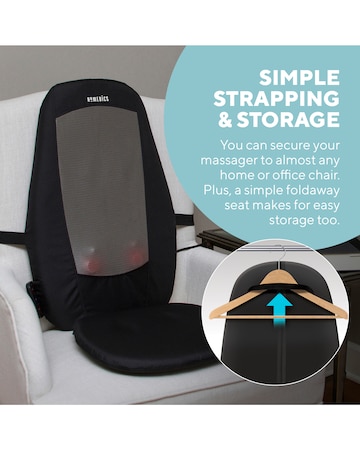HoMedics Shiatsu Heated Back Massager Chair