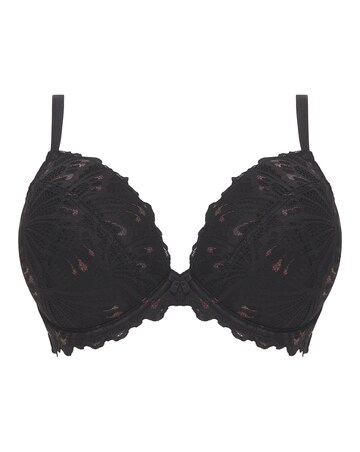 Value Butterfly Lace Padded Plunge Bra