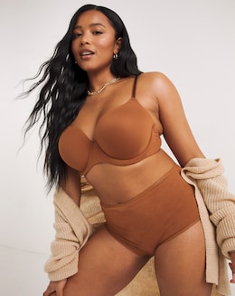 Feather Touch Moulded T Shirt Bra  B-F - Nude 3