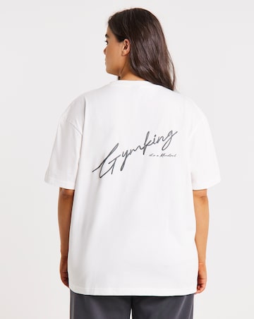 Gym King Script Mindset Boyfriend T-Shirt
