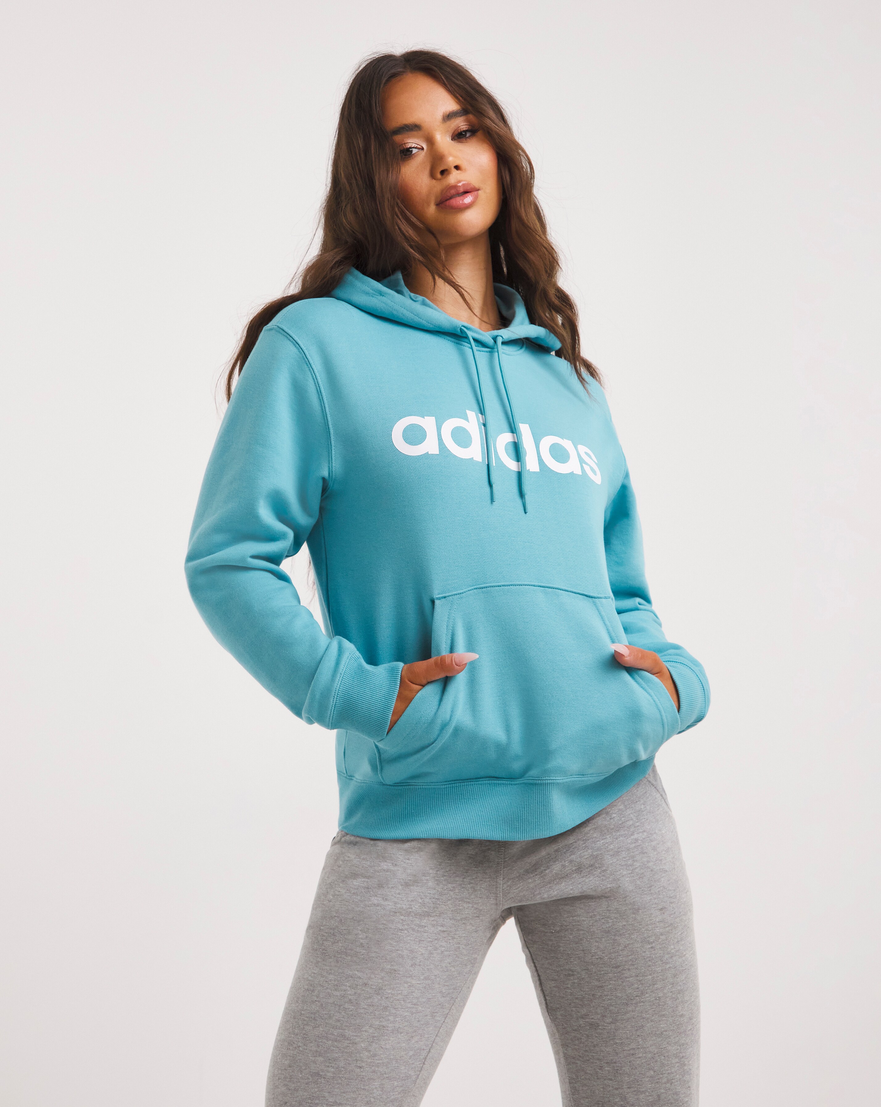 adidas Es Linear Hoodie Simply Be