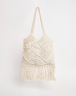 Macrame Tote Bag