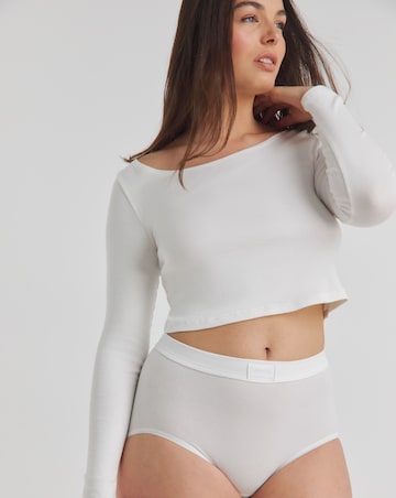 Sloggi 2 Pack Cotton Double Comfort Maxi Knickers White