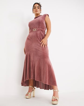 Little Mistress Velvet Maxi dress