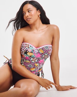 Figleaves Frida Underwired Bandeau Tankini Top