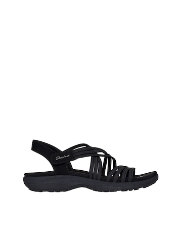 Skechers Reggae Slim Sunny Side 2.0 Black Sandals - Standard Fit (D)