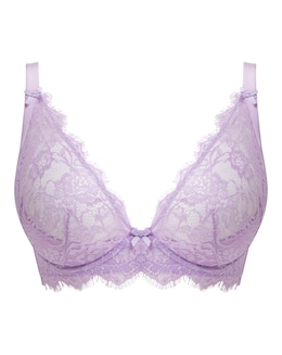 Figleaves Pulse Lace Underwired Plunge Bra B-G