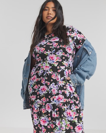 Joe Browns Louise Tiered Jersey Midaxi Dress | Simply Be