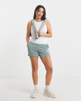 PUMA Essentials Small No.1 Logo 5&quot; High Waist Shorts