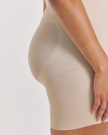 Spanx Everyday Seamless Medium Control Open Bust Bodysuit Soft Nude
