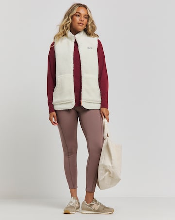 Snowdonia Ecru Borg Lined Gilet