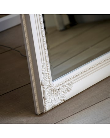 Gallery Lambeth Wood Cheval Mirror White