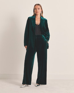 Simply Be Velvet Wide Leg Trouser