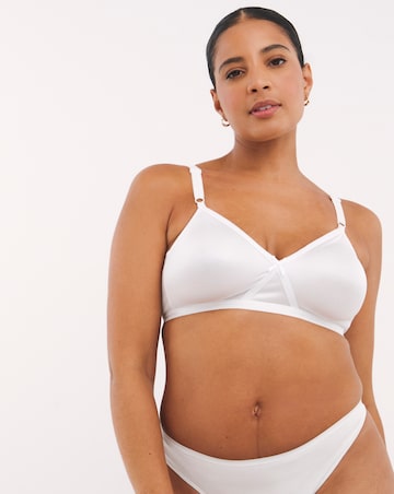 Pretty Secrets (3 Pack) Full Cup Non Wired Bras (B-E Black/White/Almond
