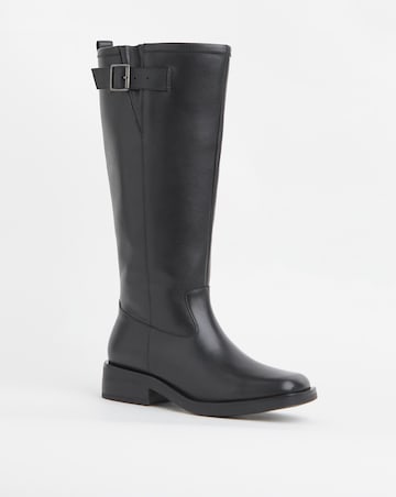 Winona Smart Leather Riding Boots - Wide Fit (E) & Curvy Calf