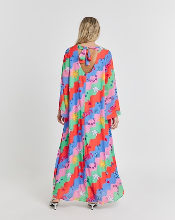 Twisted Wunder Alaska Chiffon Maxi Dress