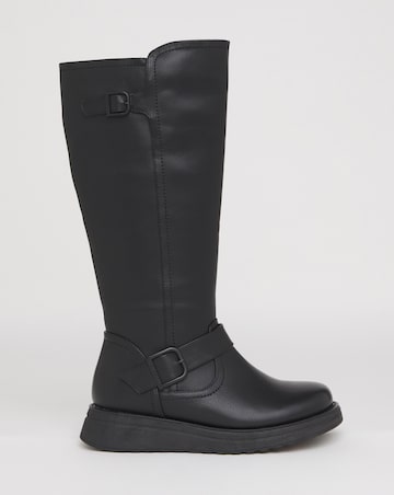 Heavenly Feet Rubymae Knee High Boots Standard Calf Ex Wide Fit