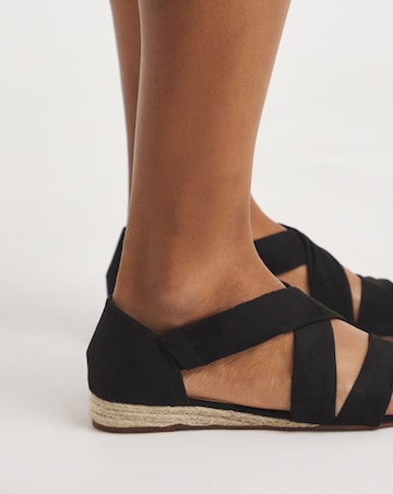 Sonya Soft Strap Espadrille Sandals Ultra Wide EEEEE Fit