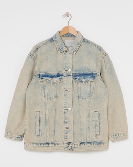 Light Wash Boyfriend Denim Jacket