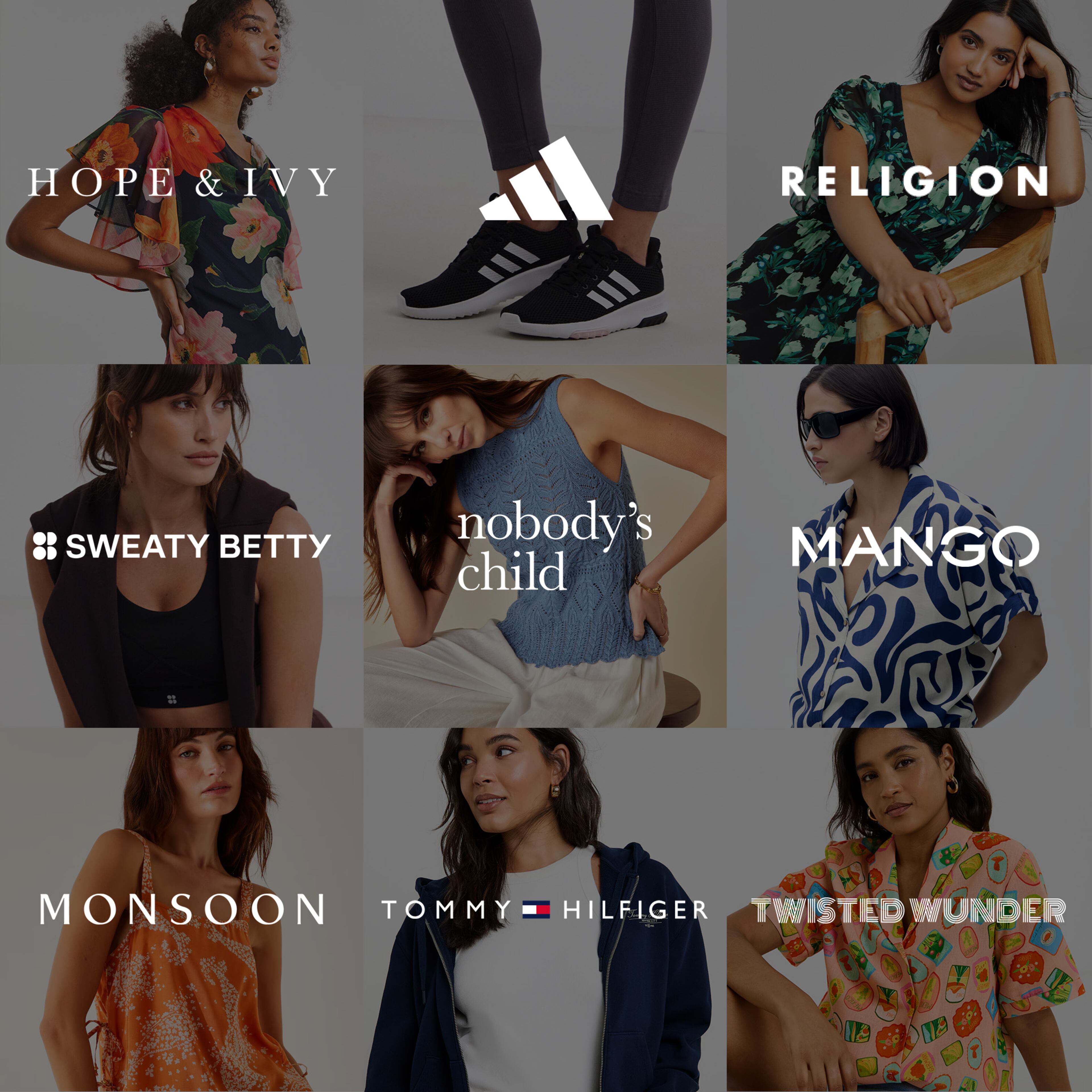 graphic showing alt brands and logos