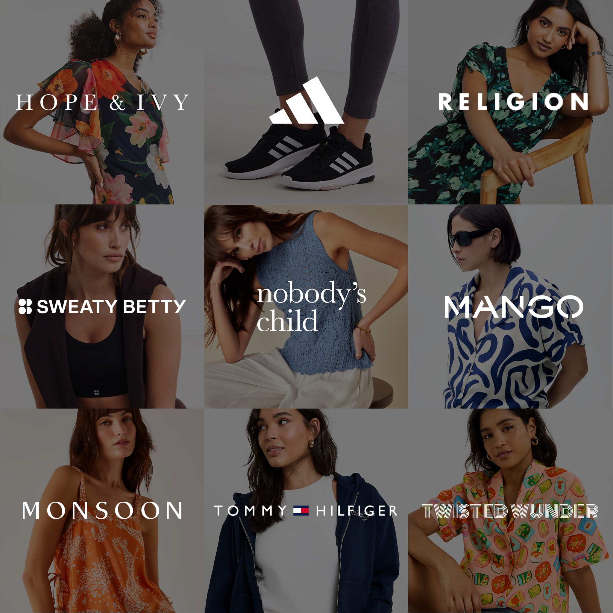 graphic showing alt brands and logos