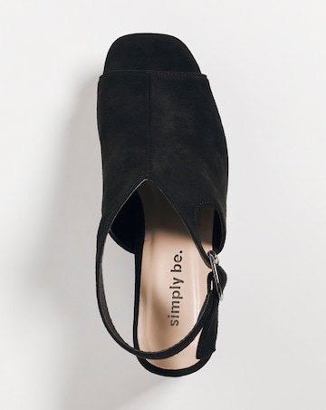 Goldie Scoop Front Shoe Boots Extra Wide EEE Fit