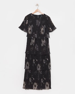 Joanna Hope Tiered Pleated Dress