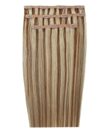 Beauty Works Deluxe Clip in 18inch Hair Extensions - Honey Blonde