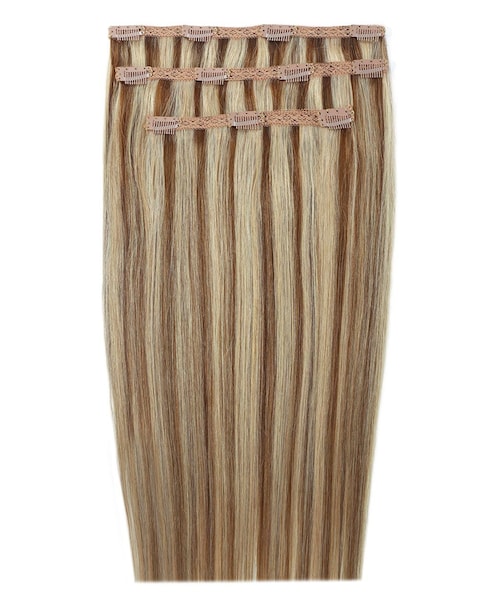 Beauty Works Deluxe Clip in 18inch Hair Extensions - Honey Blonde