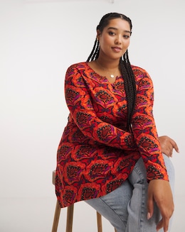 Joe Browns Bold And Beautiful Dipped Hem Longline Jersey Tunic