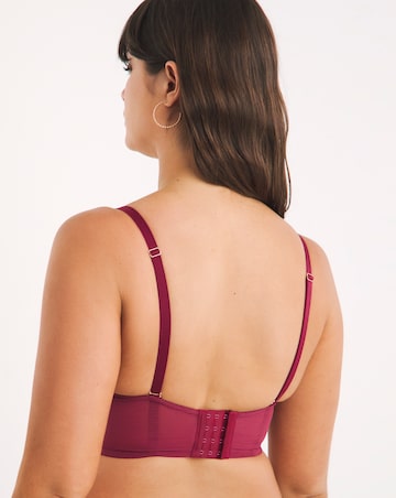 Adore Lace Padded Multiway Bra - Wine