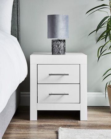 Dakota 2 Drawer Bedside Cabinet
