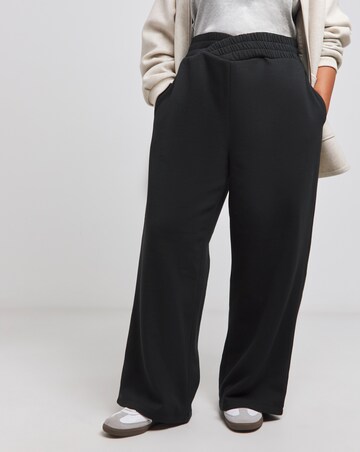 Black V Waistband Joggers