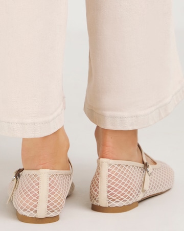 Angelina Mesh Ballerina Shoes Extra Wide EEE Fit Simply Comfort