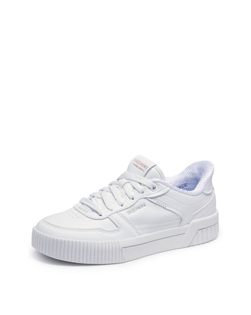 Skechers White Jade Put It In Neutral Slip-In Trainers - Standard Fit (D)