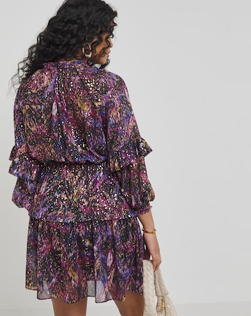 Joanna Hope Foil Print Dress
