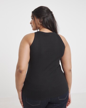 Calvin Klein Jeans Plus Monologo Rib Tank Top