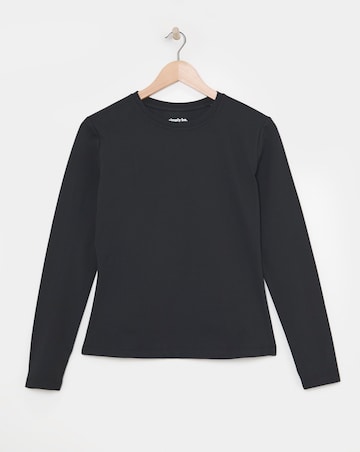 SB3 Active Black Long Sleeve Top with Thumbholes