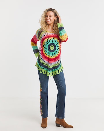 Joe Browns Fiesta Crochet Jumper