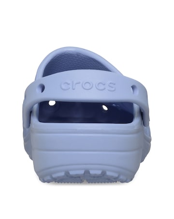 Crocs Blue Haze Classic Floral Cut Out Clog - Standard Fit